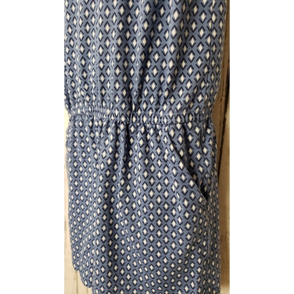 ♥️ Gymboree Ruffle Blue Diamond Ruffle Romper - Picture 2 of 8